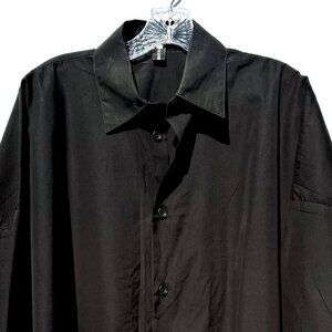 VTG Women’s Eskandar 100% Cotton Tunic/Blouse Black, Size US 10/12